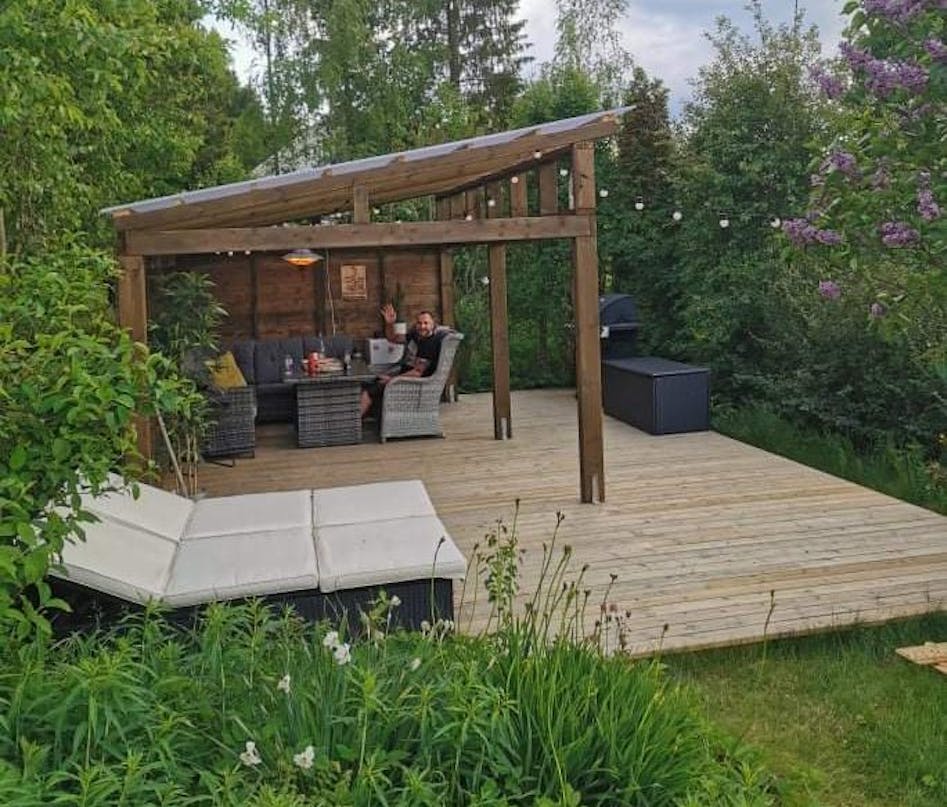 Overdækning til terrassen Overdækning til terrassen